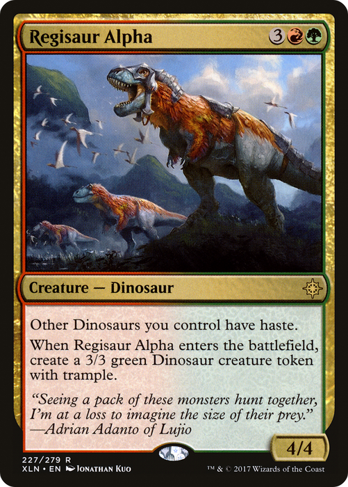 Regisaur Alpha (XLN-227) - rare - Foil
