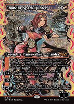 Chandra, Spark Hunter (DFT-411) - mythic: (Showcase) - Foil