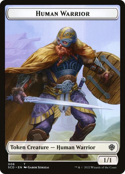 Human Warrior (TSCD-006) - common - Foil