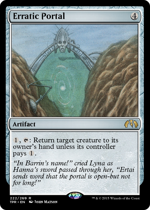 Erratic Portal (TPR-222) - rare