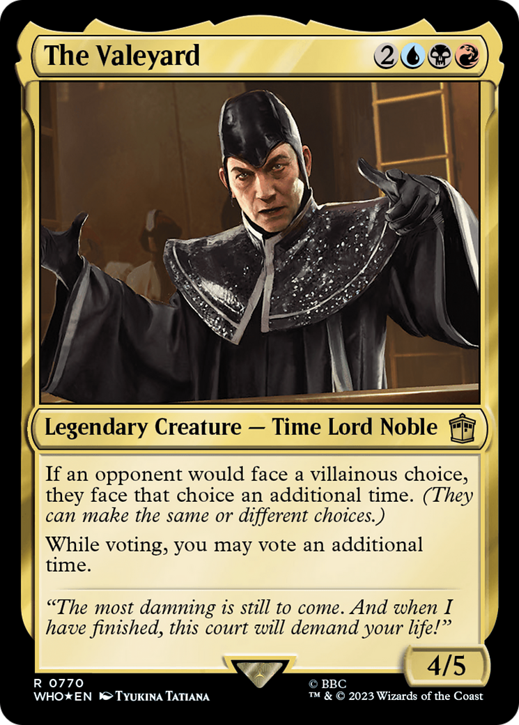 The Valeyard (WHO-770) - rare - Foil