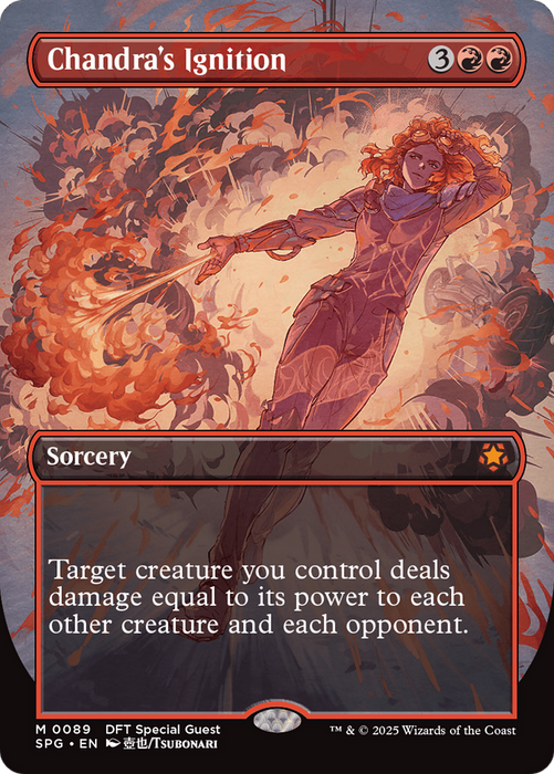 Chandra's Ignition (SPG-089) - mythic (Borderless) - Foil