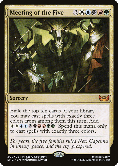 Meeting of the Five (SNC-202) - mythic - Foil