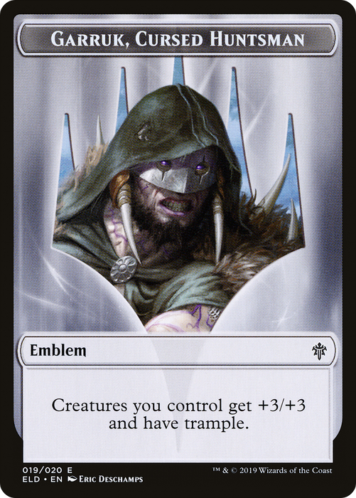 Garruk, Cursed Huntsman Emblem (TELD-019) - common - Foil