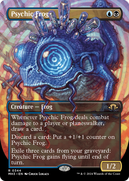 Psychic Frog (MH3-344) - rare (Borderless)