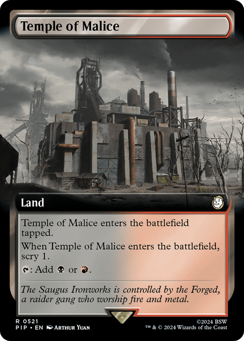 Temple of Malice (PIP-521) - rare: (Extended Art)