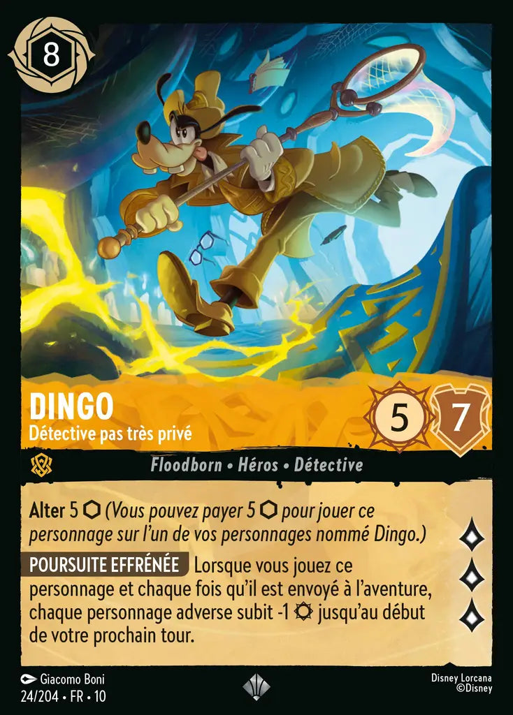 Dingo - Détective pas très privé (24/204) - LDLP - Très Rare
