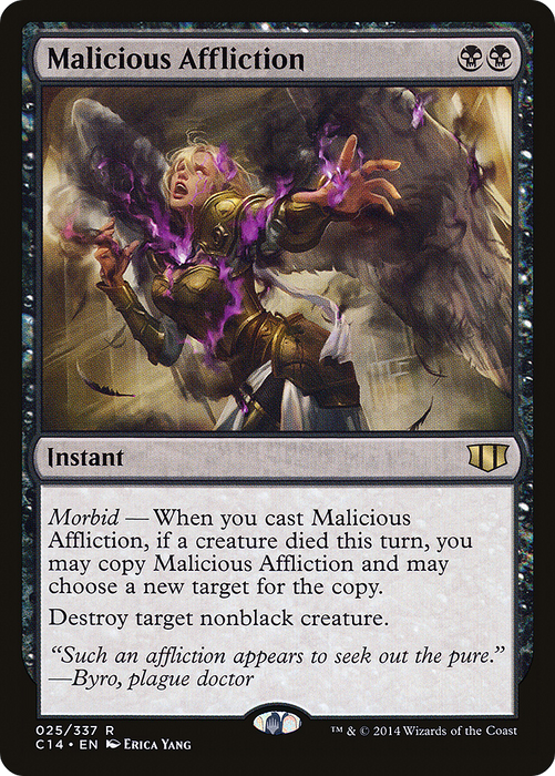 Malicious Affliction (C14-025) - rare