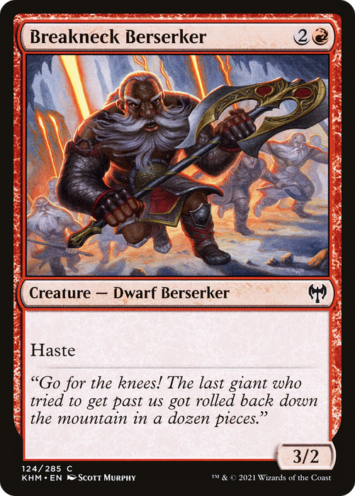 Breakneck Berserker (KHM-124) - common - Foil