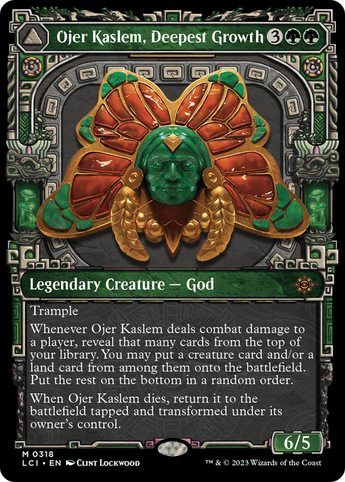 Ojer Kaslem, Deepest Growth // Temple of Cultivation (LCI-318) - mythic: (Showcase) - Foil
