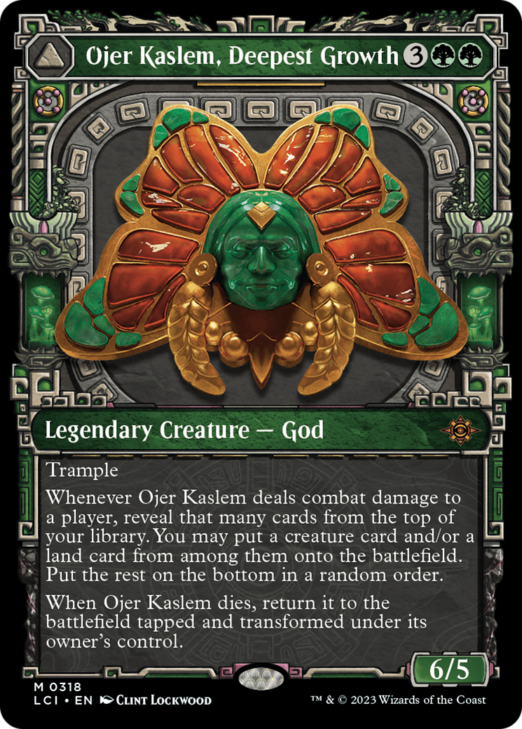 Ojer Kaslem, Deepest Growth // Temple of Cultivation (LCI-318) - mythic: (Showcase)