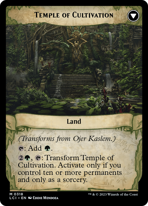 Ojer Kaslem, Deepest Growth // Temple of Cultivation (LCI-318) - mythic: (Showcase)