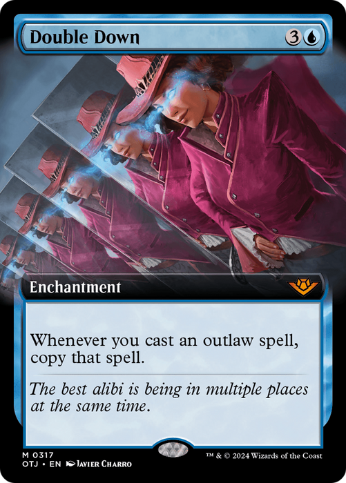 Double Down (OTJ-317) - mythic: (Extended Art)