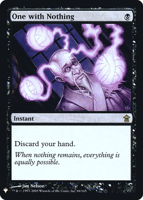 One with Nothing (LIST-SOK-84) - rare - Foil