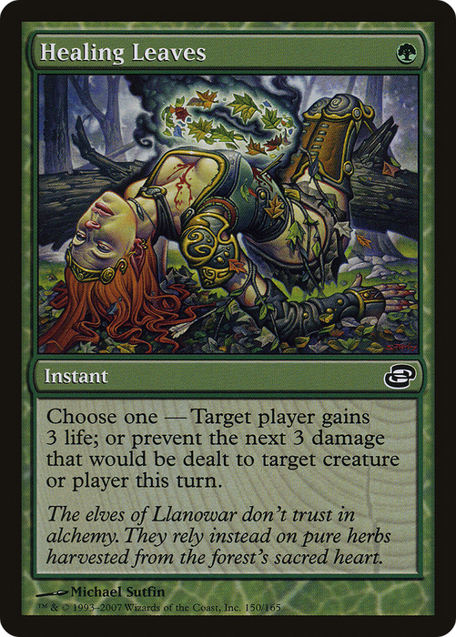 Healing Leaves (PLC-150) - common: (colorshifted) - Foil