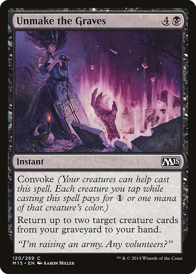 Unmake the Graves (M15-120) - common