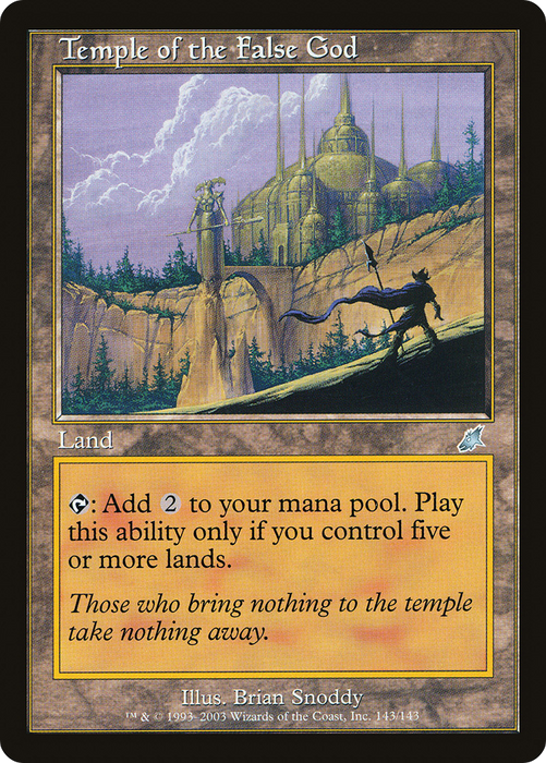 Temple of the False God (SCG-143) - uncommon - Foil