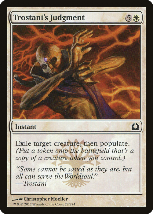 Trostani's Judgment (RTR-028) - common - Foil