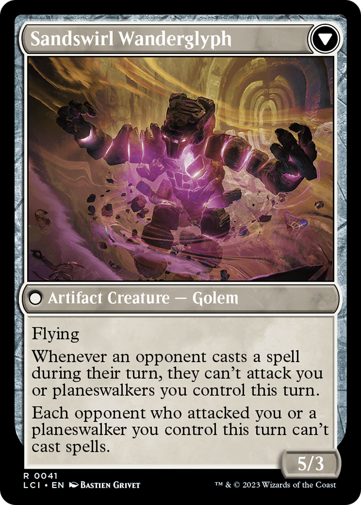 Unstable Glyphbridge // Sandswirl Wanderglyph (LCI-041) - rare - Foil