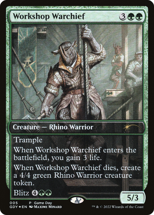 Workshop Warchief (GAME-005) - rare - Foil