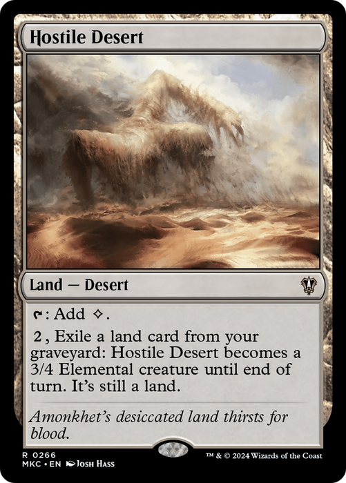 Hostile Desert (MKC-266) - rare