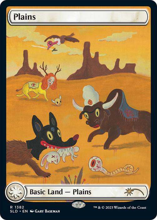 Plains (SLD-1382) - rare: (Full Art) - Foil