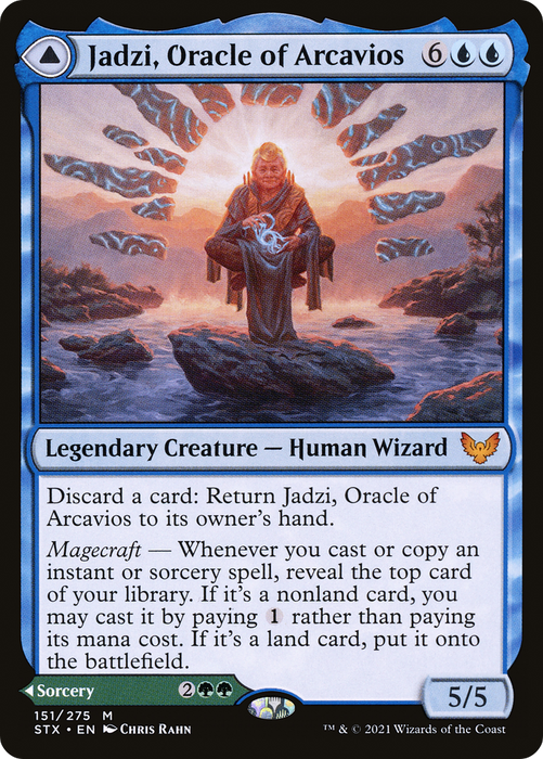 Jadzi, Oracle of Arcavios // Journey to the Oracle (STX-151) - mythic - Foil