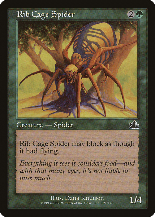 Rib Cage Spider (PCY-121) - common - Foil