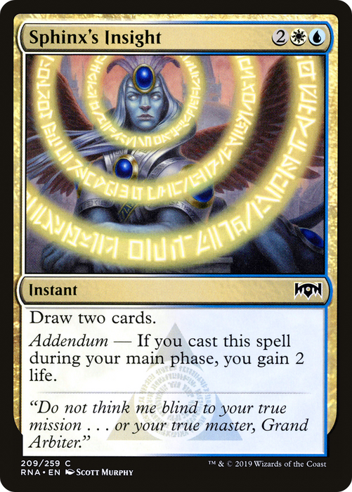 Sphinx's Insight (RNA-209) - common - Foil