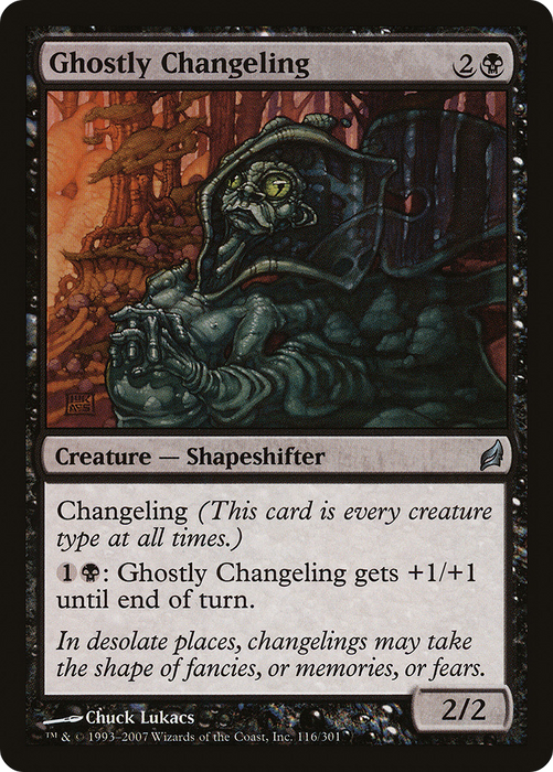 Ghostly Changeling (LRW-116) - uncommon - Foil