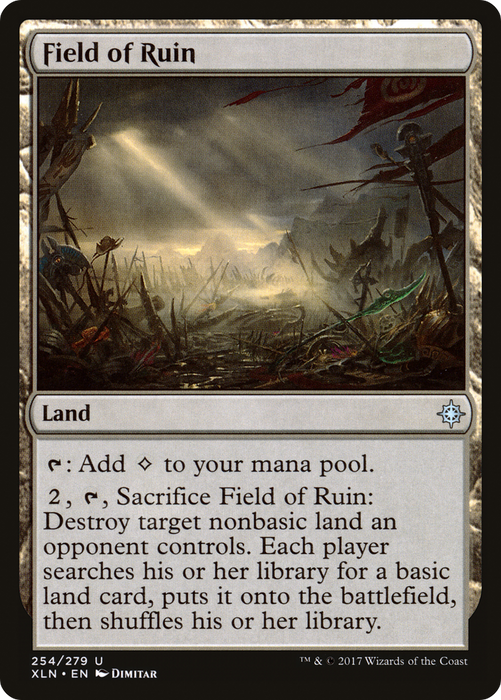 Field of Ruin (XLN-254) - uncommon - Foil