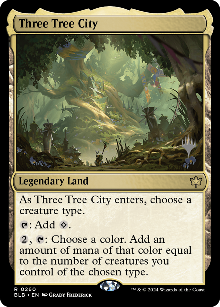 Three Tree City (PPBLB-260P) - rare - Foil
