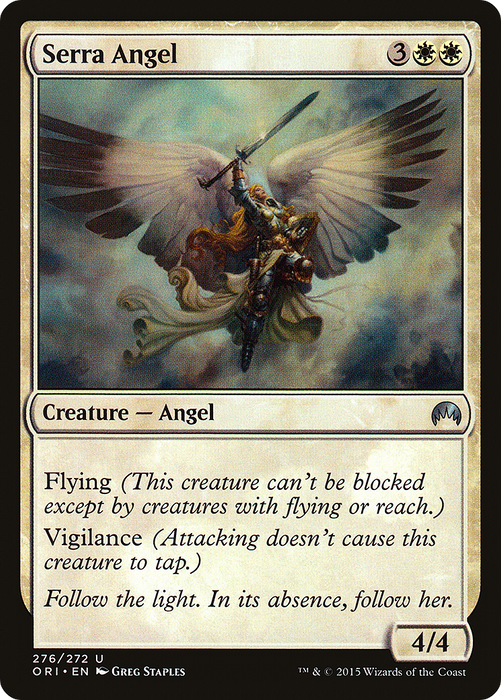 Serra Angel (ORI-276) - uncommon