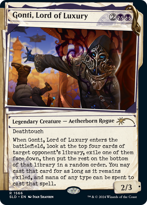 Gonti, Lord of Luxury (SLD-1566) - rare: (Showcase)