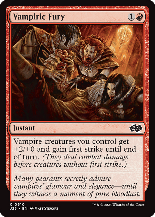 Vampiric Fury (J25-610) - common