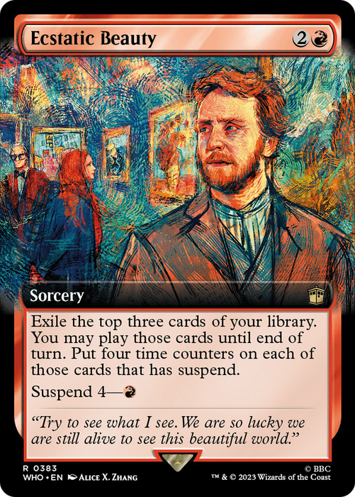 Ecstatic Beauty (WHO-383) - rare: (Extended Art) - Foil