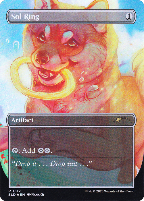 Sol Ring // Sol Ring (SLD-1512) - rare (Borderless) - Foil