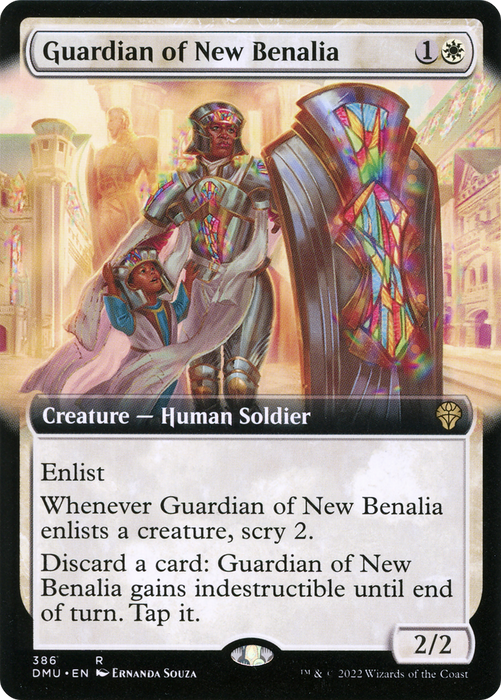 Guardian of New Benalia (DMU-386) - rare: (Extended Art) - Foil