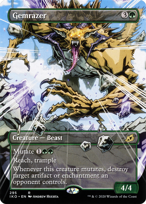 Gemrazer (IKO-295) - rare: (Showcase) (Borderless)