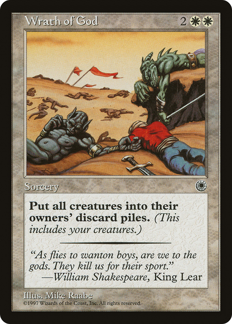 Wrath of God (POR-039) - rare