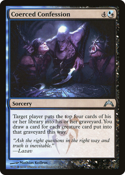Coerced Confession (GTC-217) - uncommon - Foil
