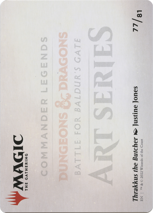 Thrakkus the Butcher // Thrakkus the Butcher (ACLB-077) - common (Borderless)