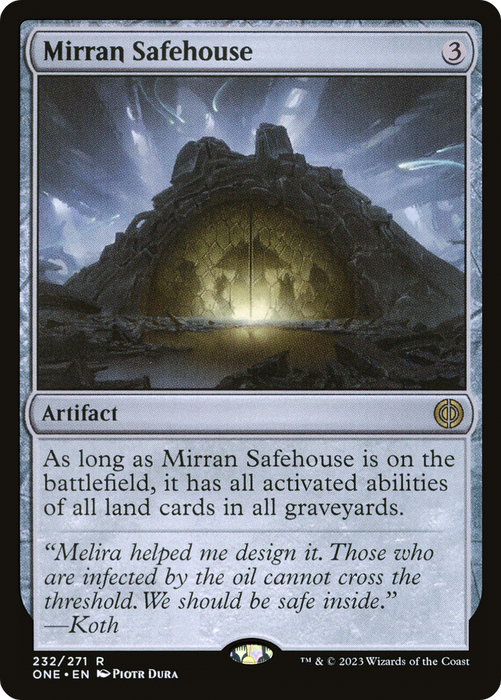 Mirran Safehouse (ONE-232) - rare - Foil