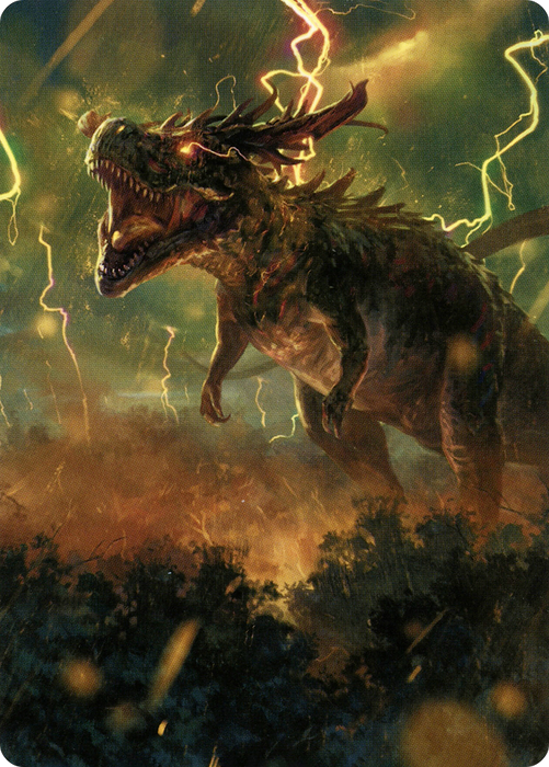 Thrasta, Tempest's Roar // Thrasta, Tempest's Roar (AMH2-042) - common (Borderless) - Foil