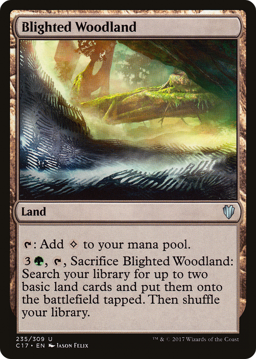 Blighted Woodland (C17-235) - uncommon