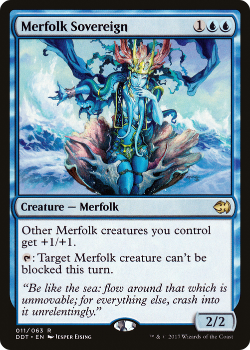 Merfolk Sovereign (DDT-011) - rare