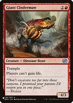 Giant Cindermaw (LIST-BRO-136) - uncommon
