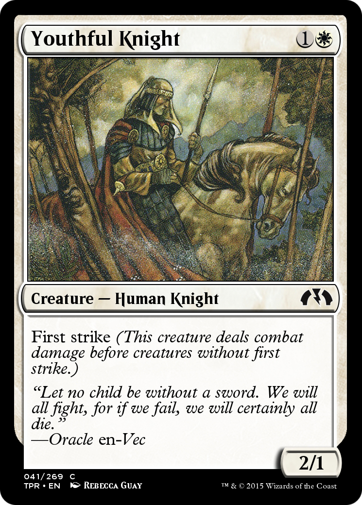 Youthful Knight (TPR-041) - common - Foil