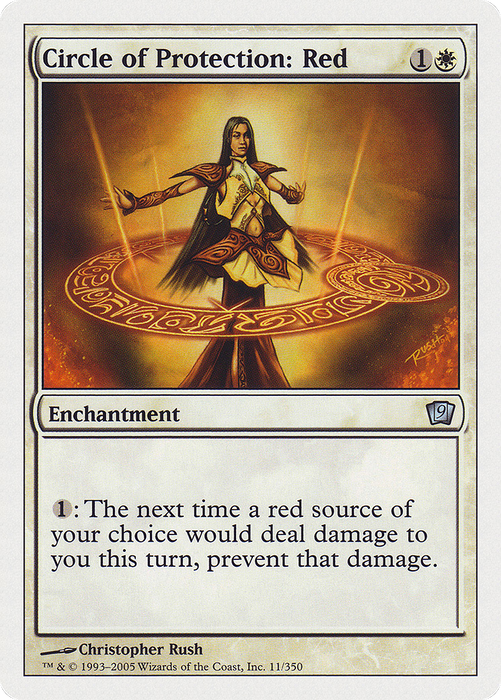 Circle of Protection: Red (9ED-011) - uncommon