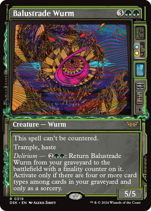 Balustrade Wurm (DSK-319) - rare: (Showcase) - Foil